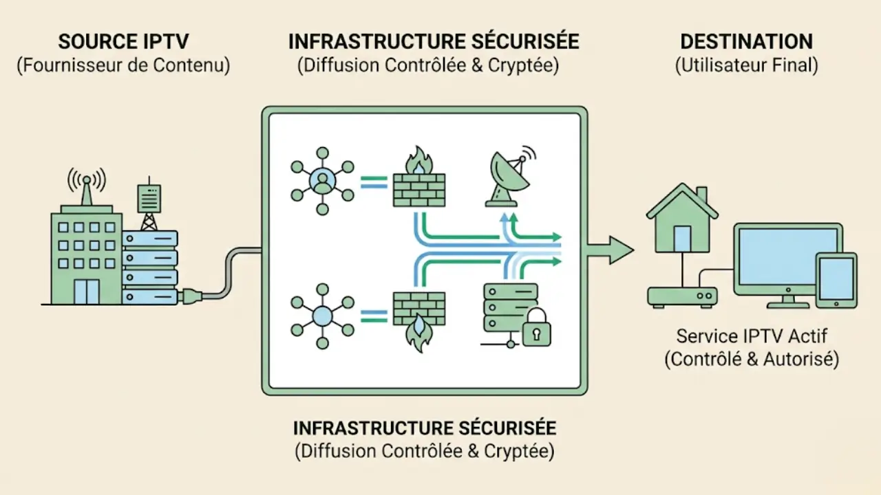 Cadre de diffusion d’un service IPTV