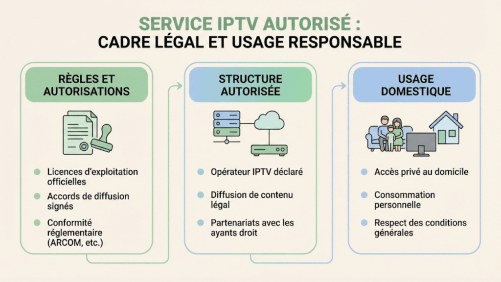 Cadre d’exploitation autorisé d’un service IPTV
