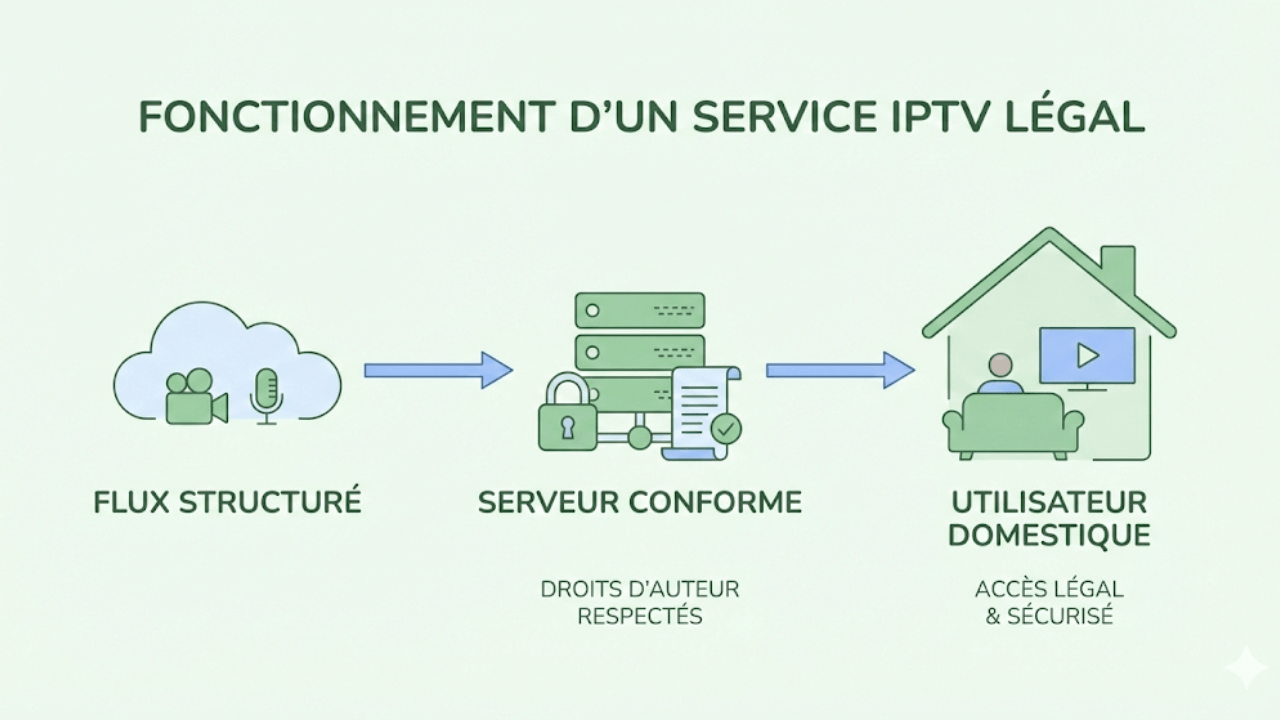Fonctionnement légal d’un service IPTV expliqué