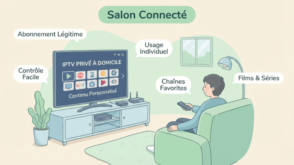 Service IPTV à usage privé expliqué