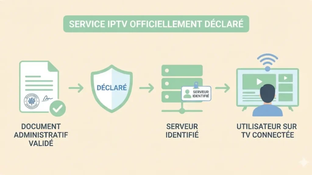 Service IPTV déclaré et encadré en France
