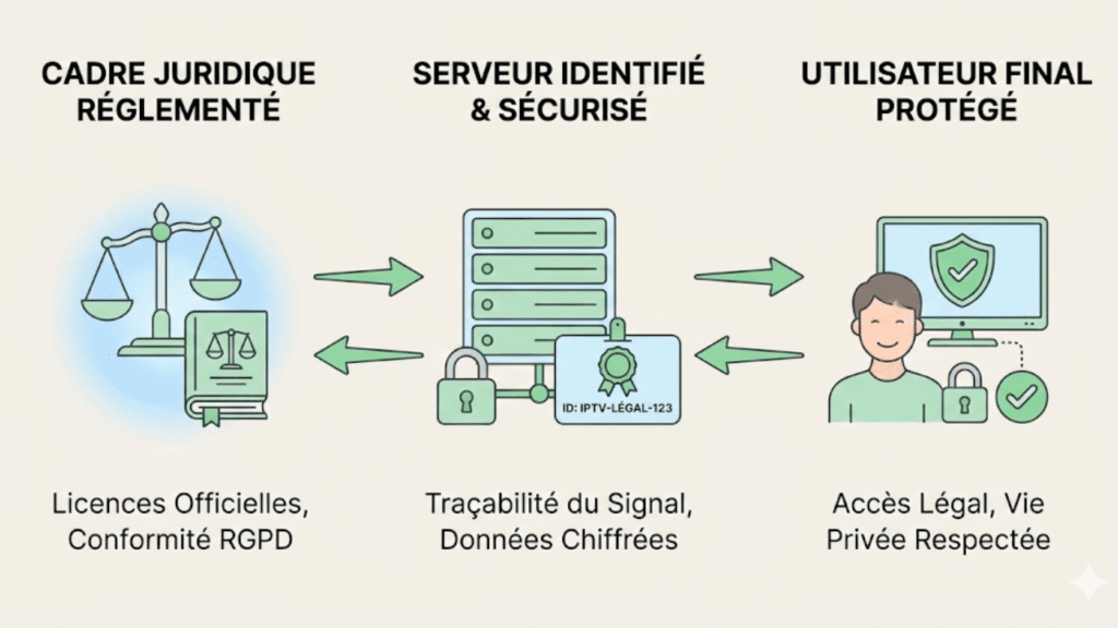 Service IPTV réglementé et encadré légalement