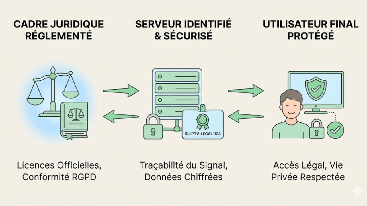 Service IPTV réglementé et encadré légalement