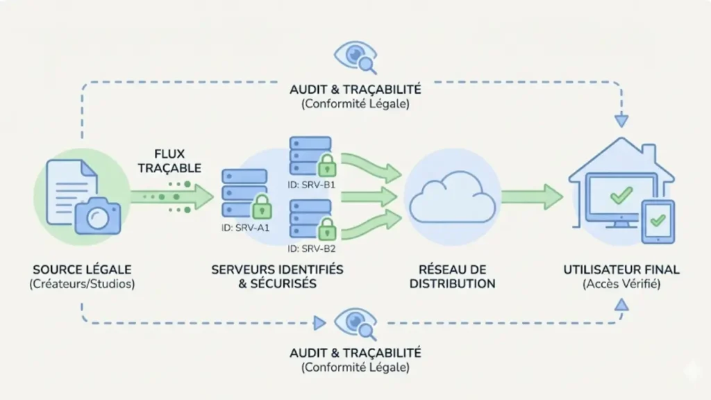 Traçabilité et suivi d’un service IPTV légal