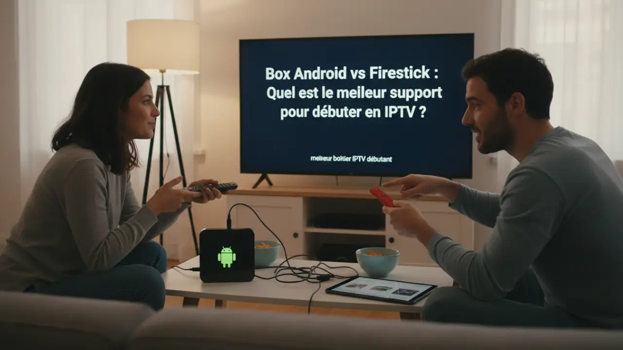 Candid photography of Box Android vs Firestick : Quel est le meilleur support pour débuter en IPTV ? related to meilleur boîtier IPTV débutant - Stock Photo style