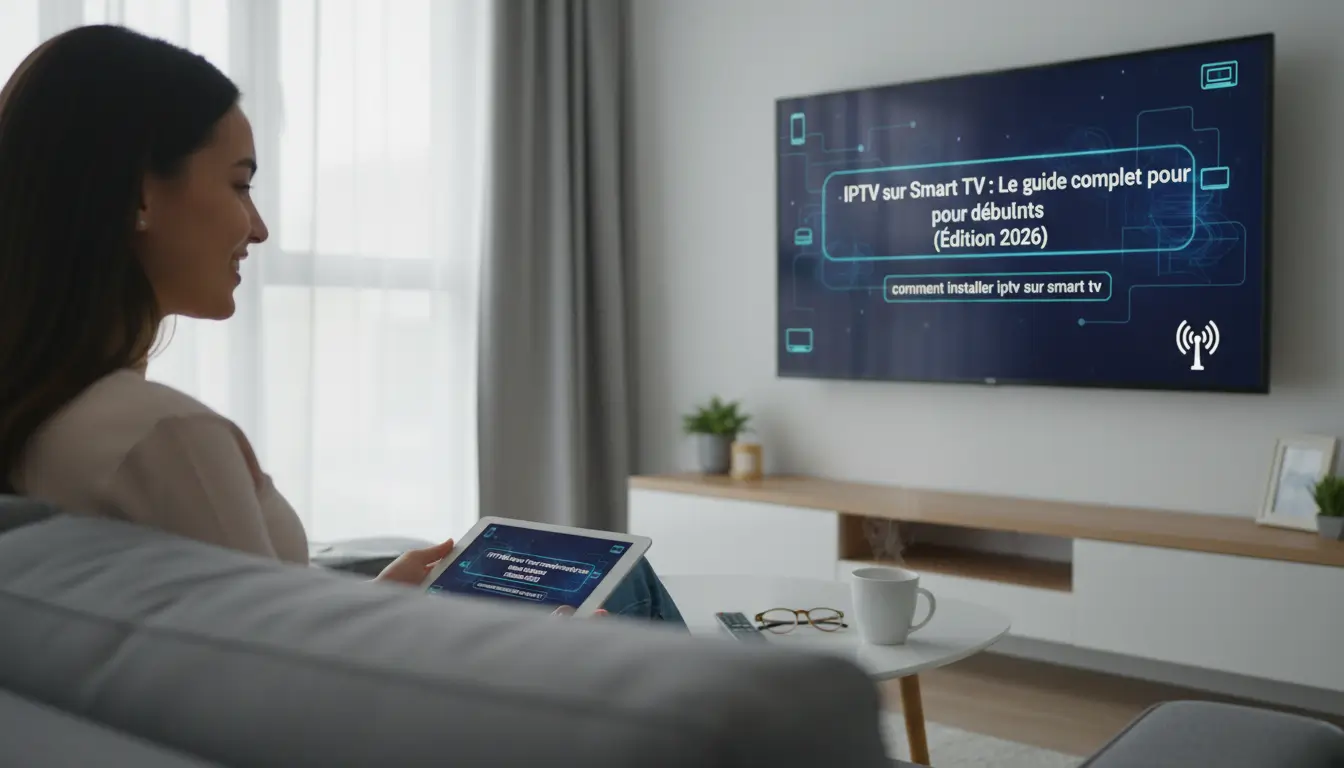 Candid photography of IPTV sur Smart TV : Le guide complet pour débutants (Édition 2026) related to comment installer iptv sur smart tv - Stock Photo style
