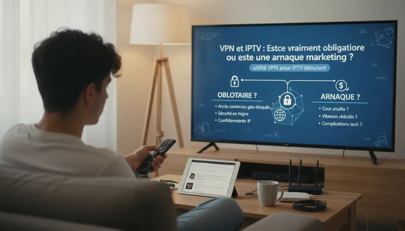 Candid photography of VPN et IPTV : Est-ce vraiment obligatoire ou est-ce une arnaque marketing ? related to utilité VPN pour IPTV débutant - Stock Photo style