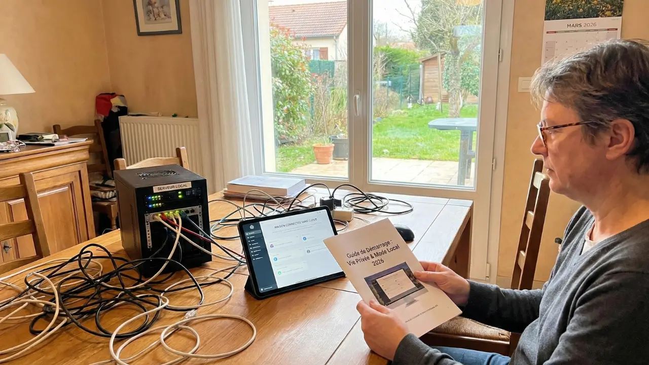 Candid photography of Maison Connectée sans Cloud : Pourquoi et comment débuter en mode local en 2026 related to maison connectée vie privée local