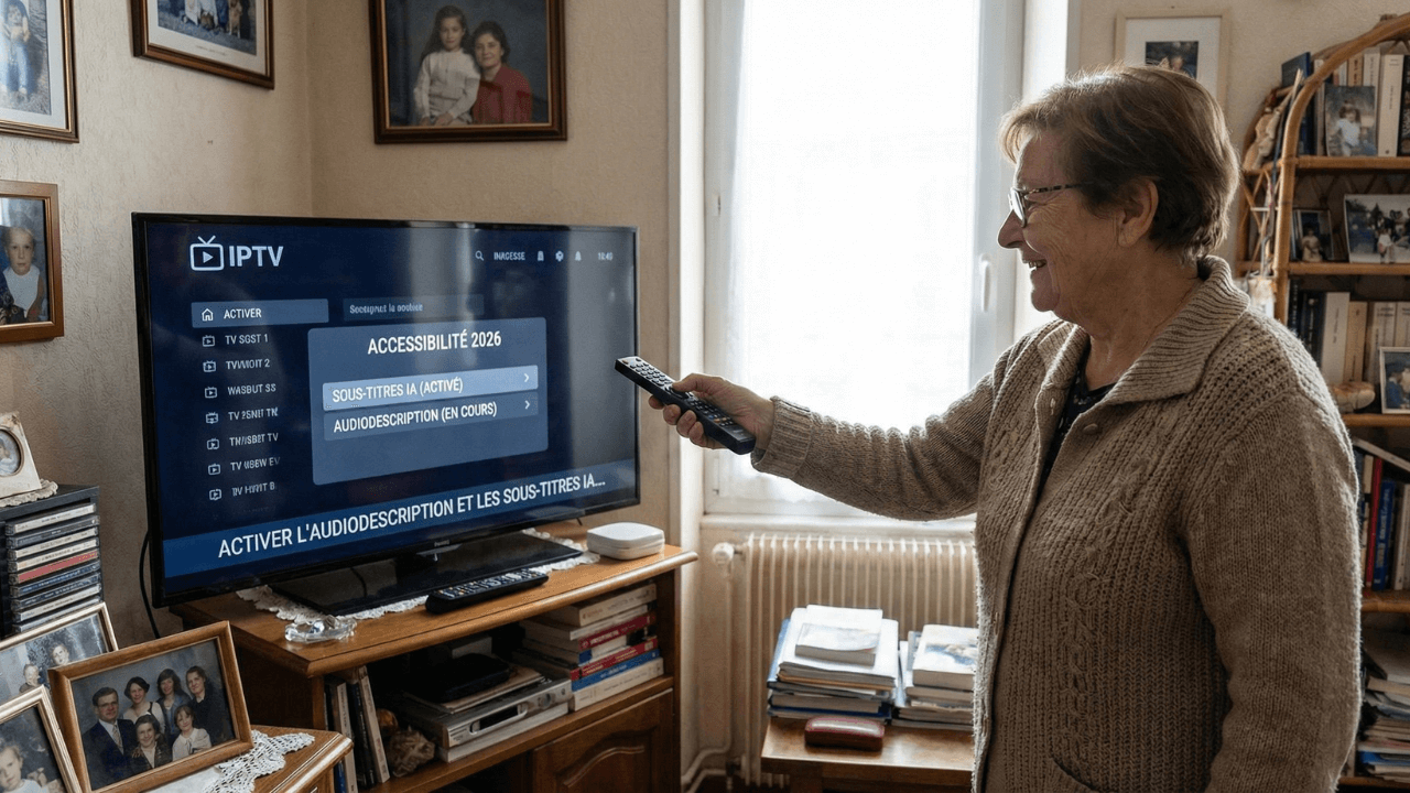 Candid photography of Accessibilité IPTV : Activer l'audiodescription et les sous-titres IA en 2026 related to accessibilité IPTV sous-titres IA