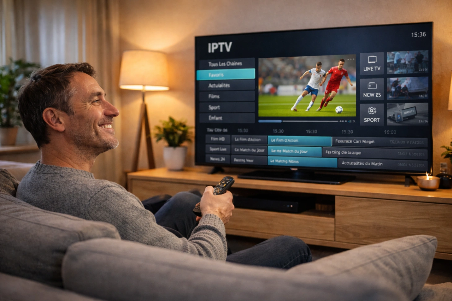 Atlas Pro ONTV avis utilisateur salon télévision moderne