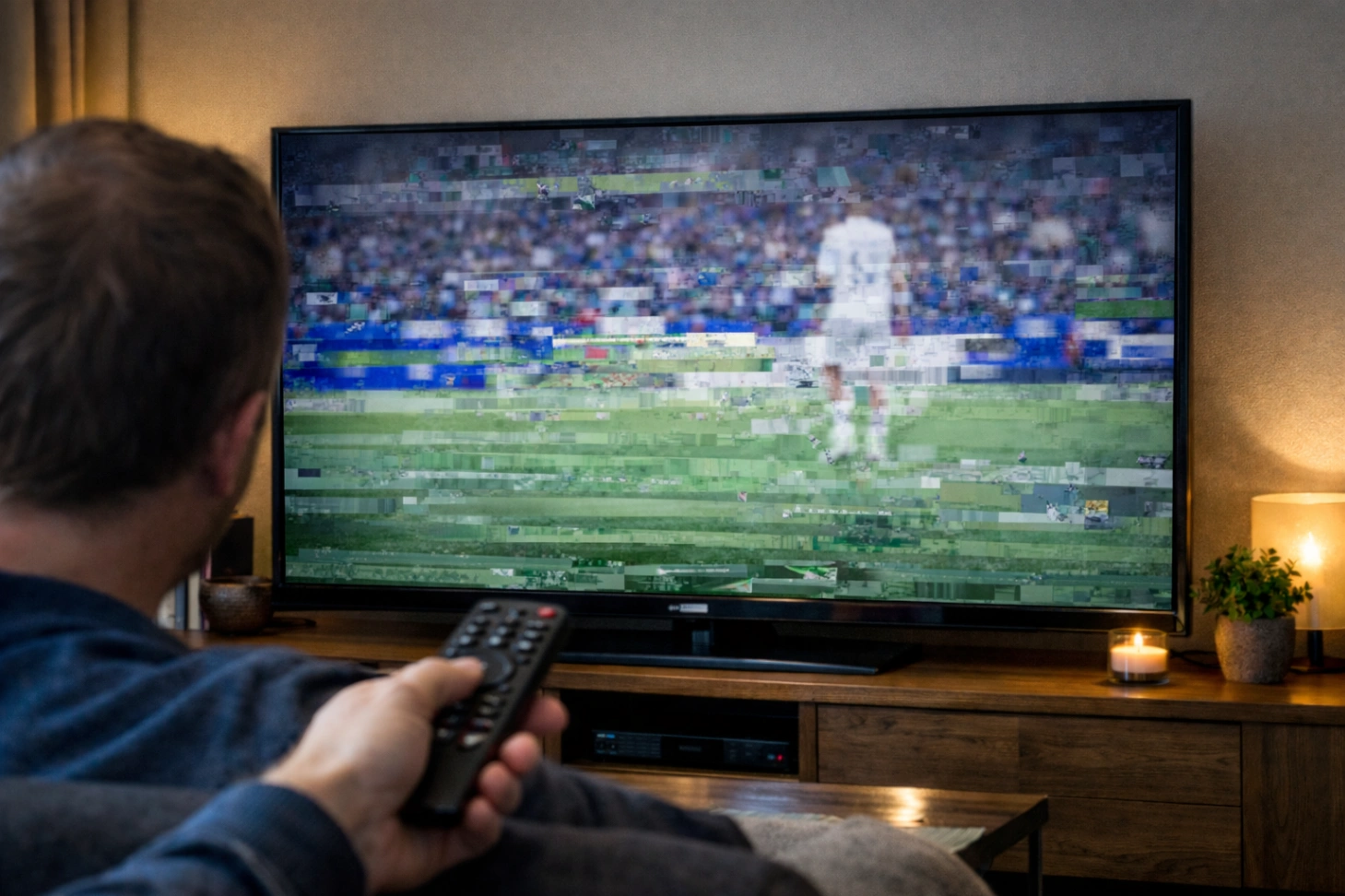 Atlas Pro ONTV image qui coupe écran télévision salon