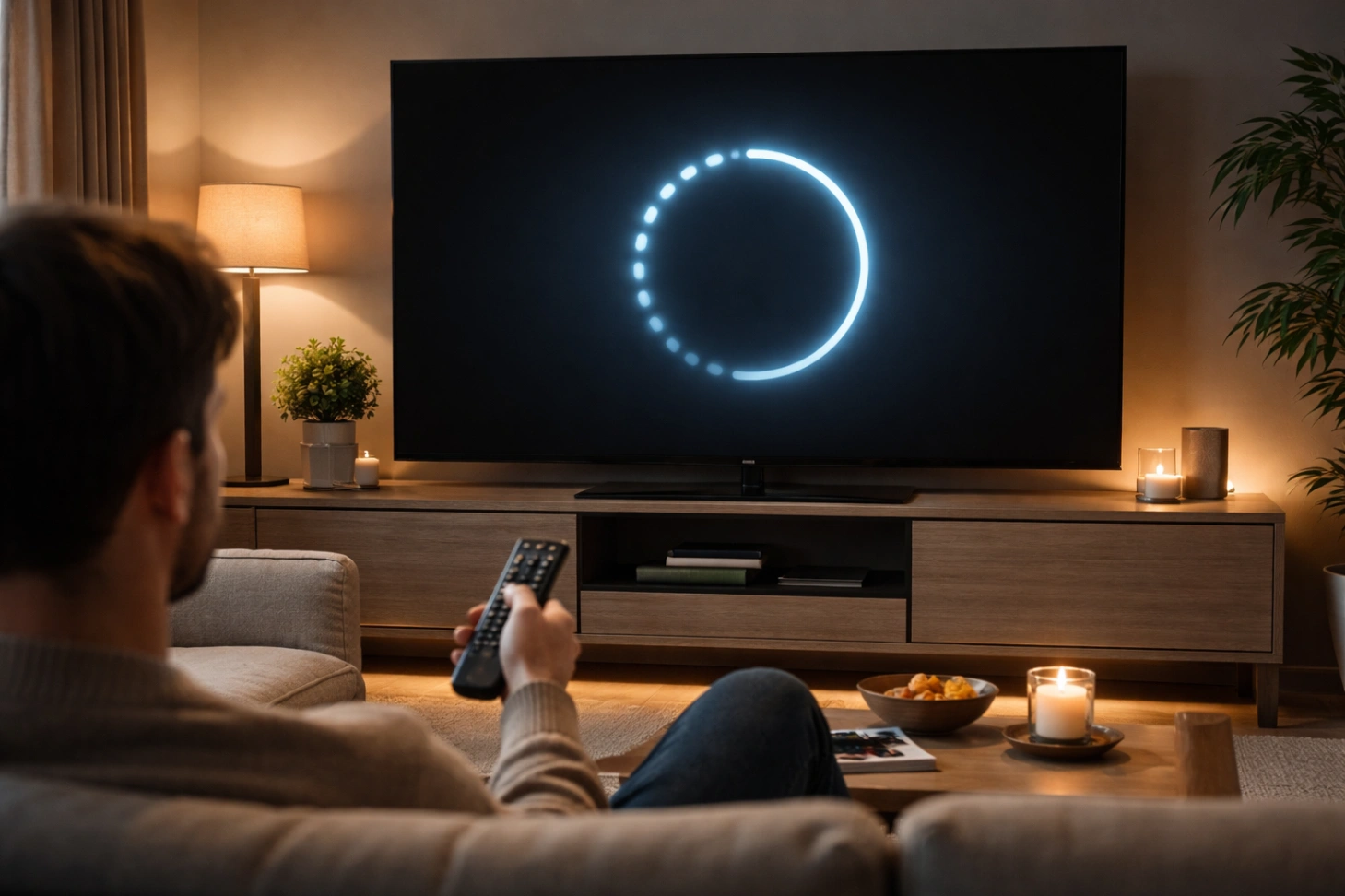 Atlas Pro ONTV chargement infini écran télévision