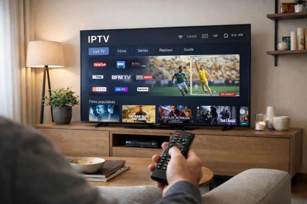 Atlas Pro ONTV Smart TV installation salon moderne