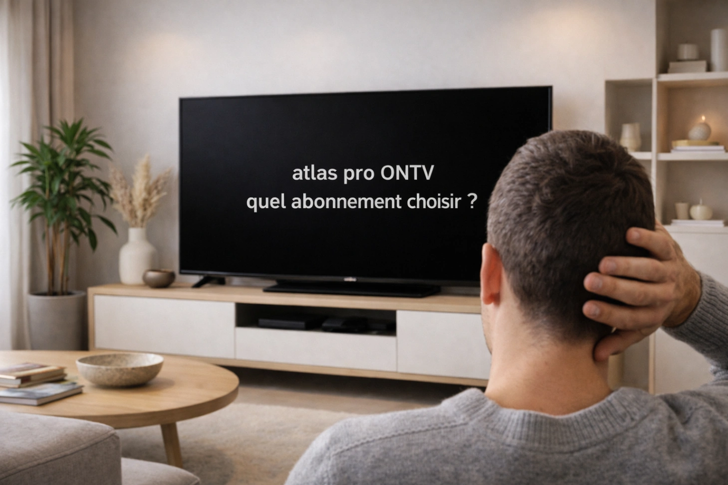 Atlas Pro ONTV choix abonnement télévision salon moderne