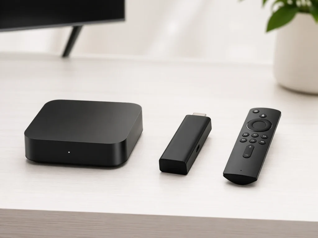 matériel IPTV maison box android fire stick télévision