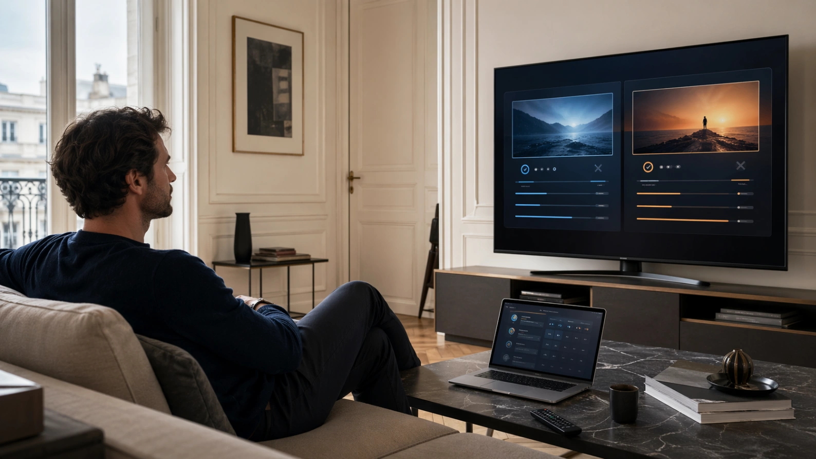 Comparaison entre Atlas Pro ONTV et un autre service IPTV avant achat.