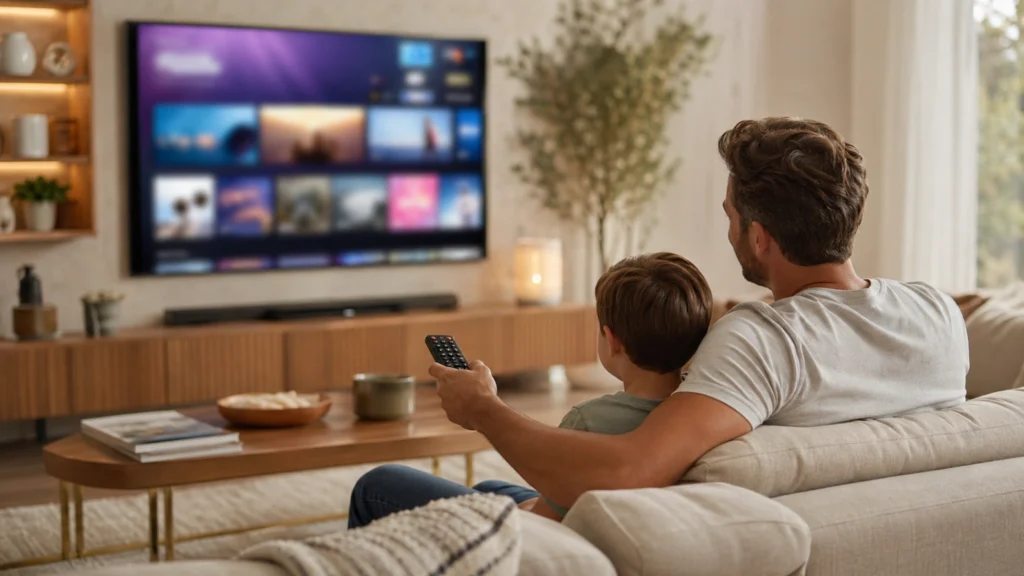 Utilisation familiale d’Atlas Pro ONTV avec contrôle parental à la maison.