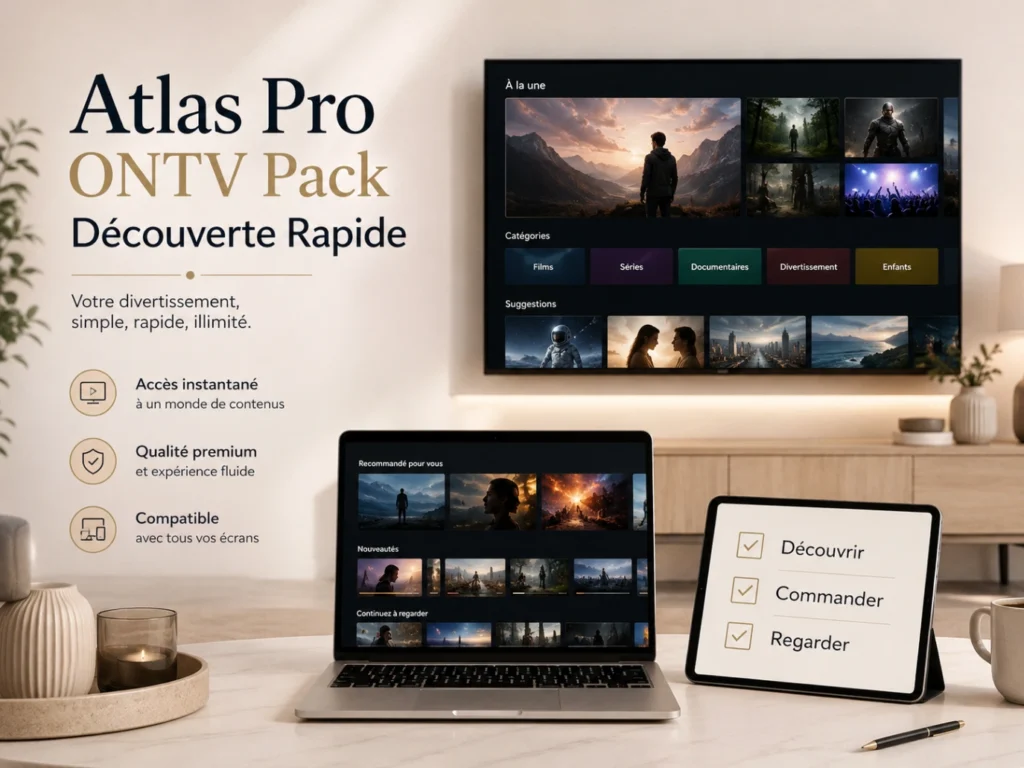Atlas Pro ONTV Pack Découverte Rapide avec checklist simple.