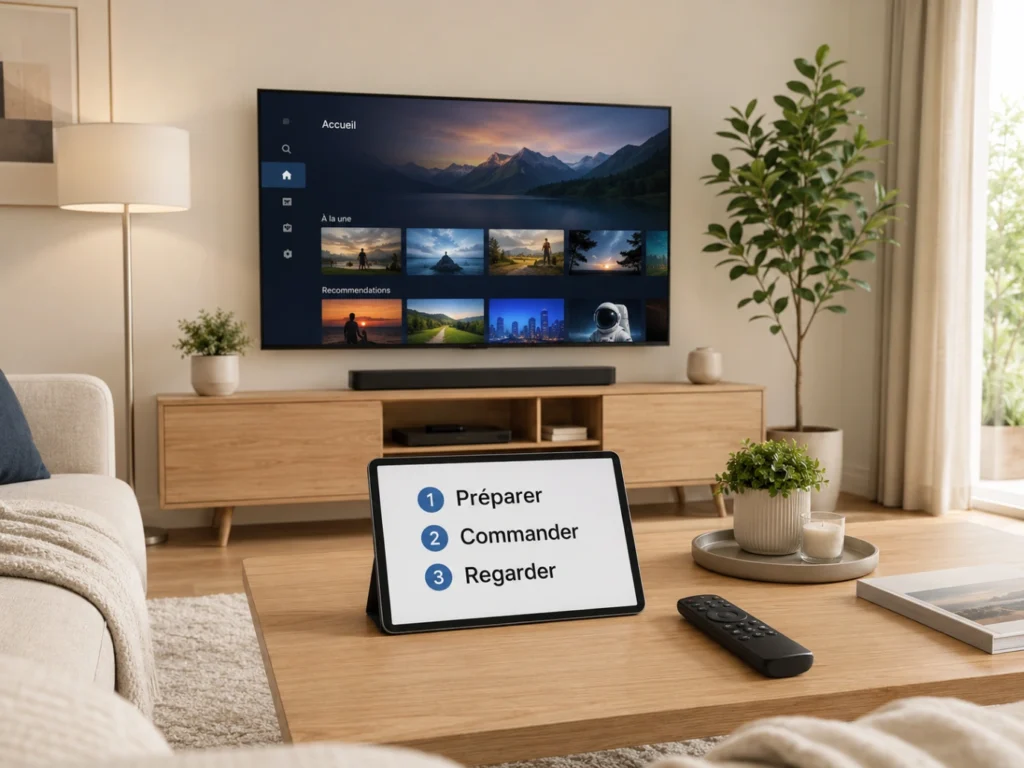 Atlas Pro ONTV Pack Démarrage Facile avec checklist et télévision prête.