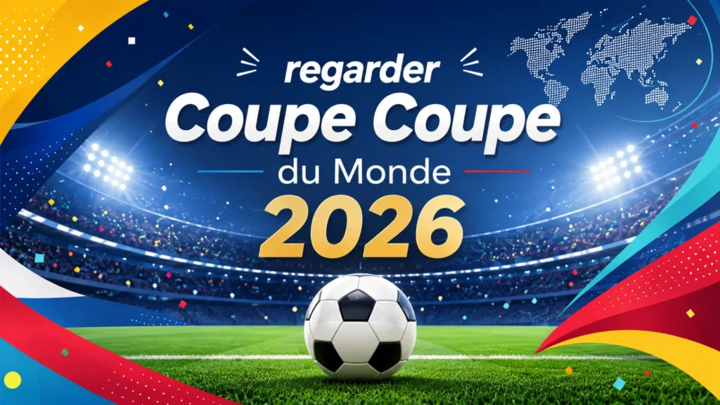 Regarder la Coupe du Monde 2026 en voyage avec mobile, Smart TV et stade moderne