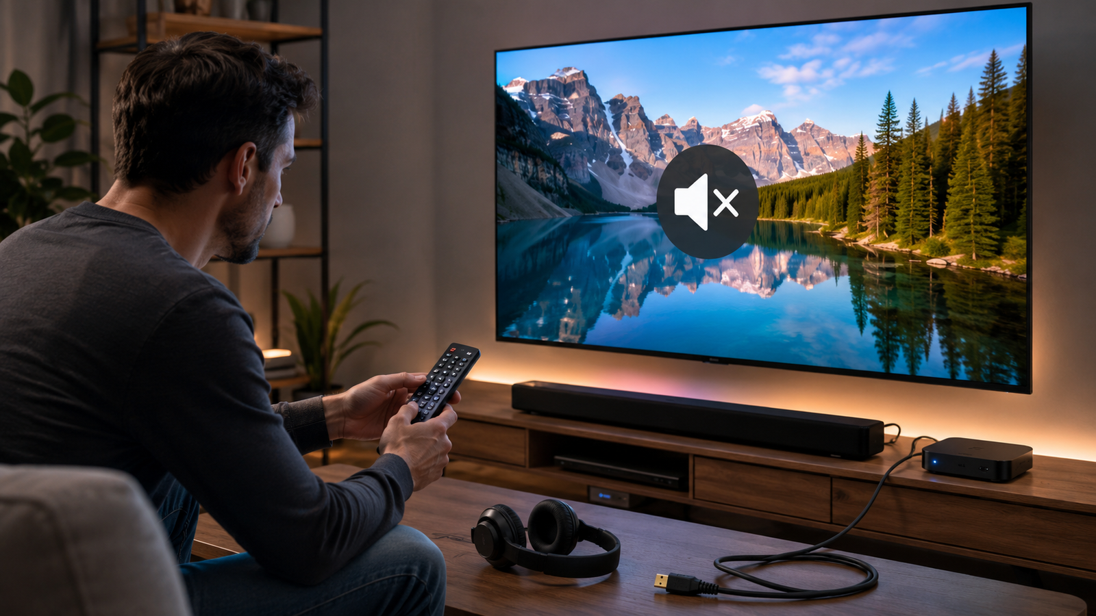 Image Atlas Pro ONTV visible sur la télévision, mais aucun son ne sort