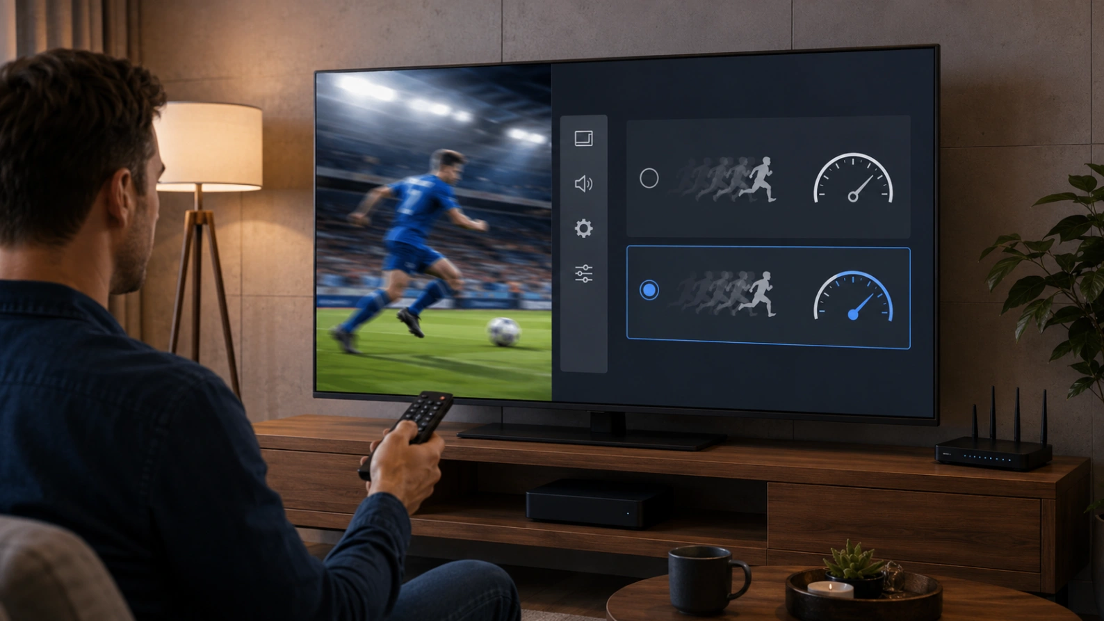 Réglage 50 Hz ou 60 Hz pour corriger une image saccadée avec Atlas Pro ONTV