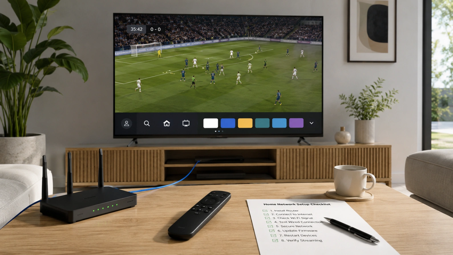 Checklist LG TV webOS pour regarder la Coupe du Monde 2026 sans bug