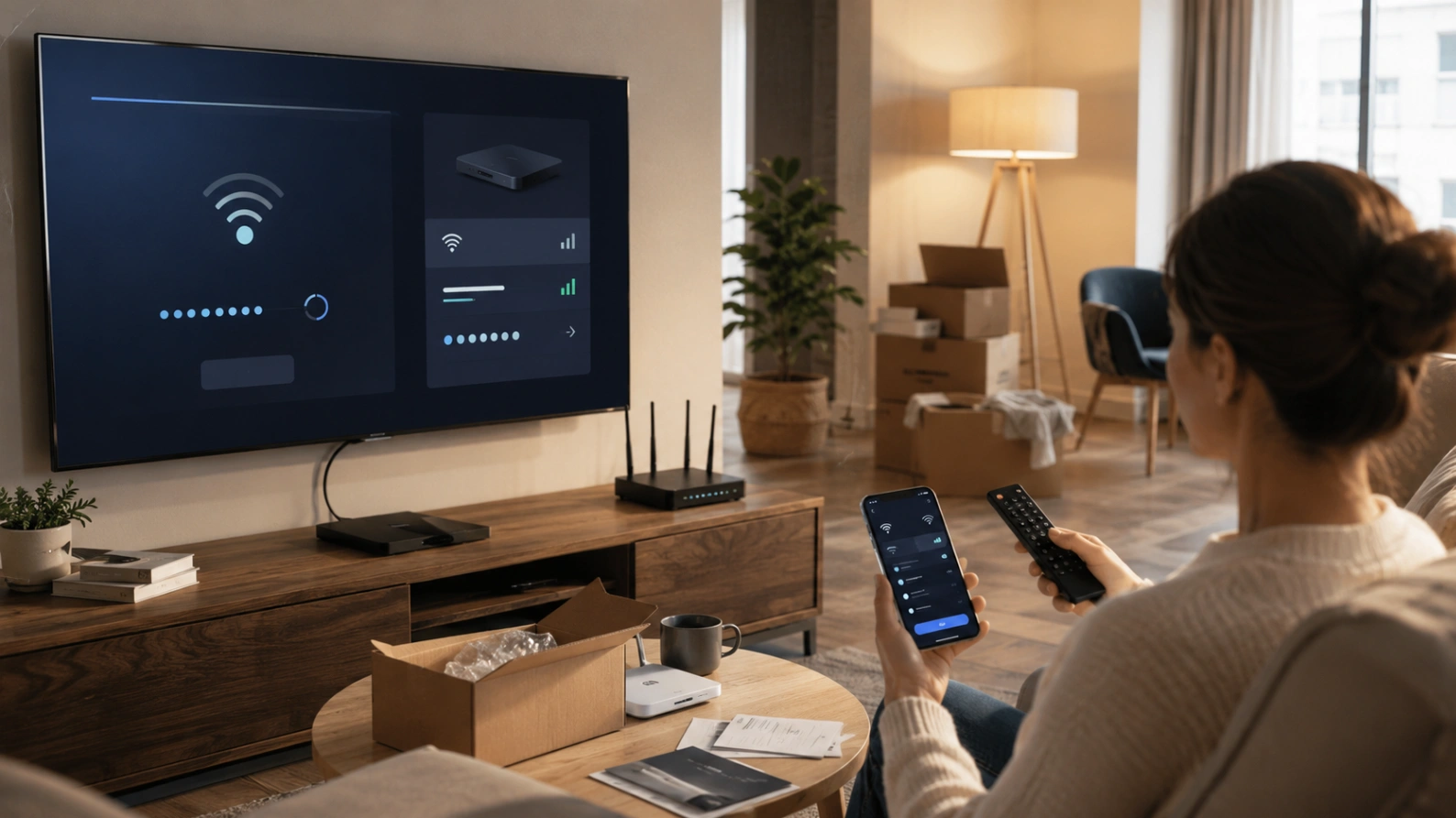 Reconnecter Atlas Pro ONTV après un changement de réseau Wi-Fi