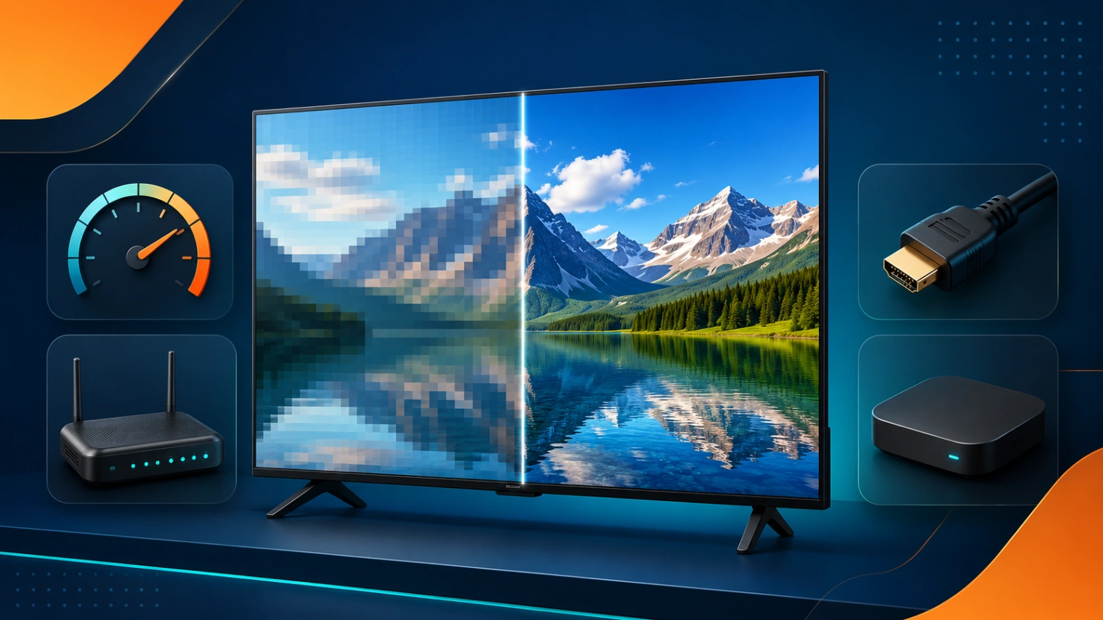 Atlas Pro ONTV affiché en qualité basse malgré une bonne connexion internet