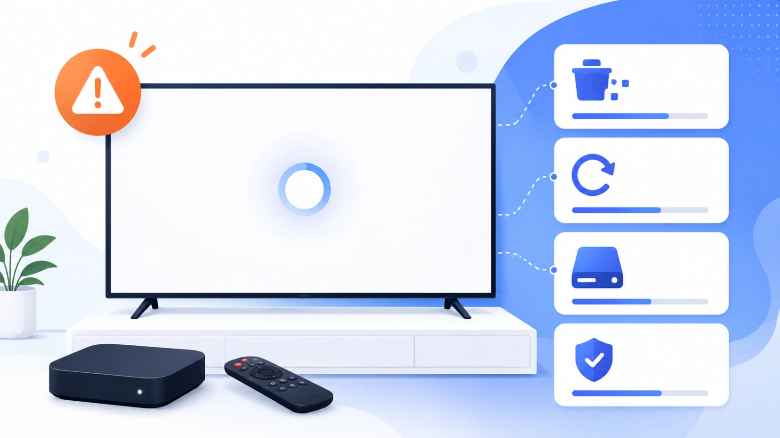Écran blanc au lancement d’une application compatible Atlas Pro ONTV
