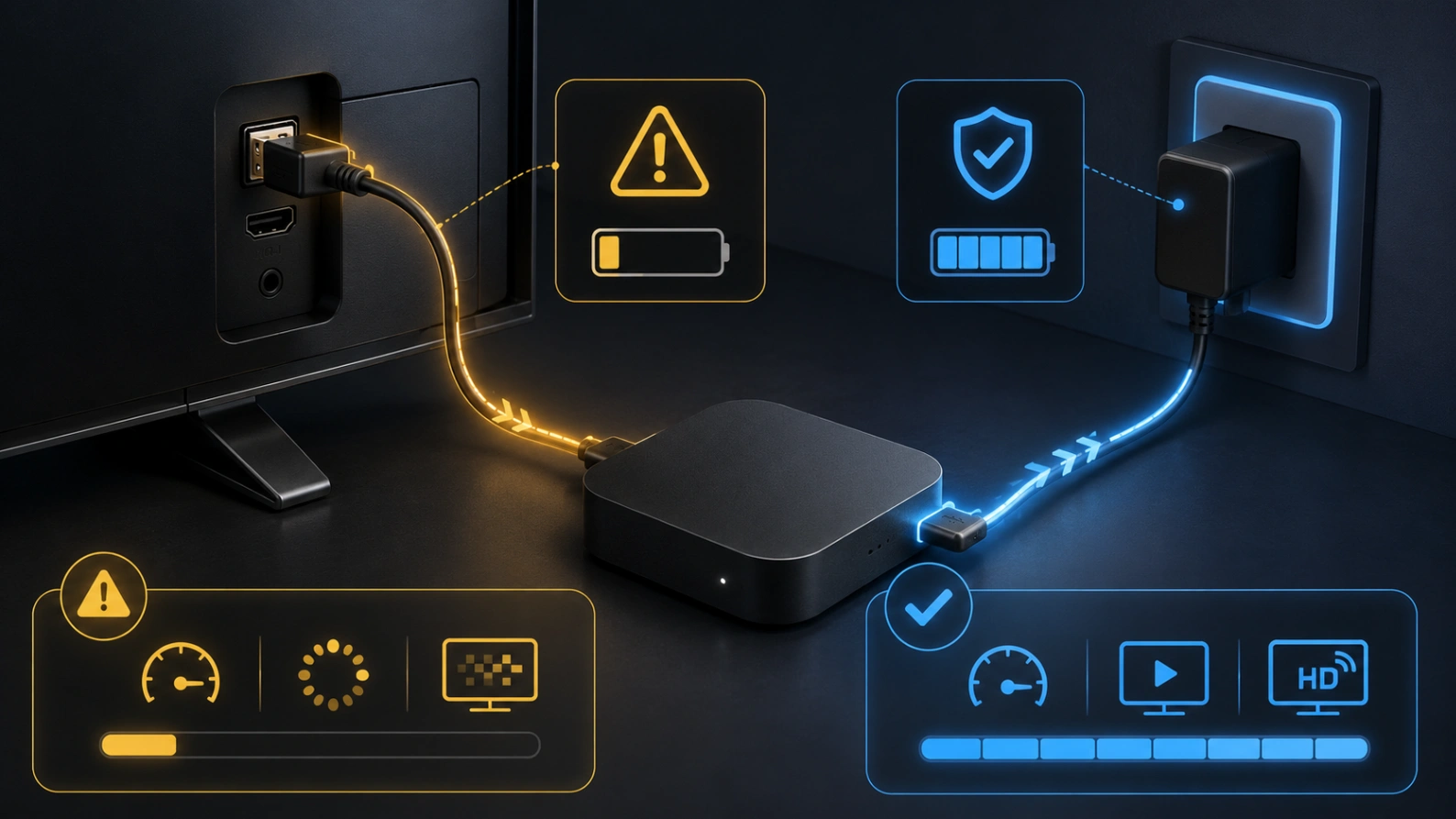Alimentation USB faible qui provoque des coupures avec Atlas Pro ONTV