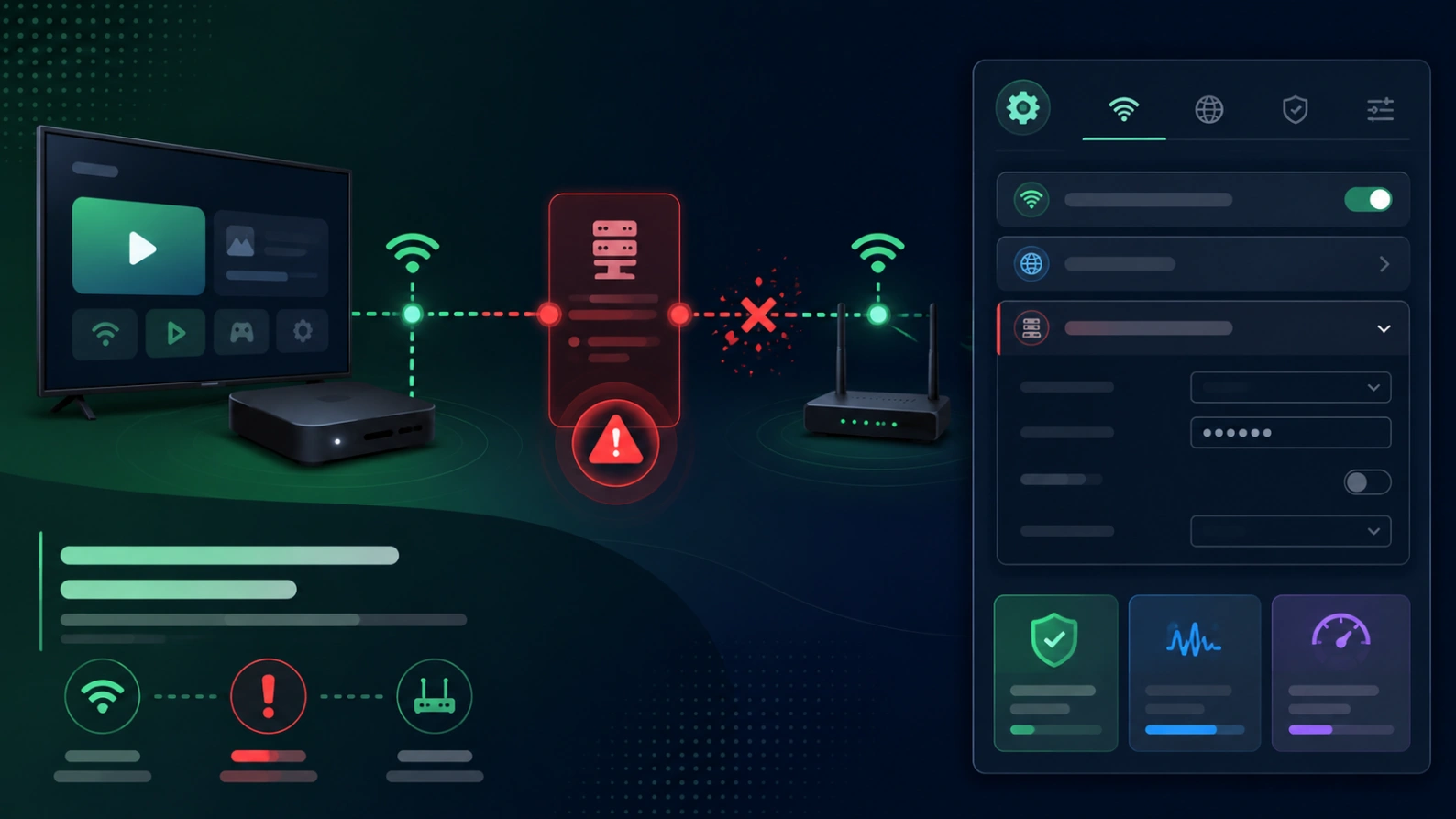 Proxy Wi-Fi activé par erreur qui bloque Atlas Pro ONTV