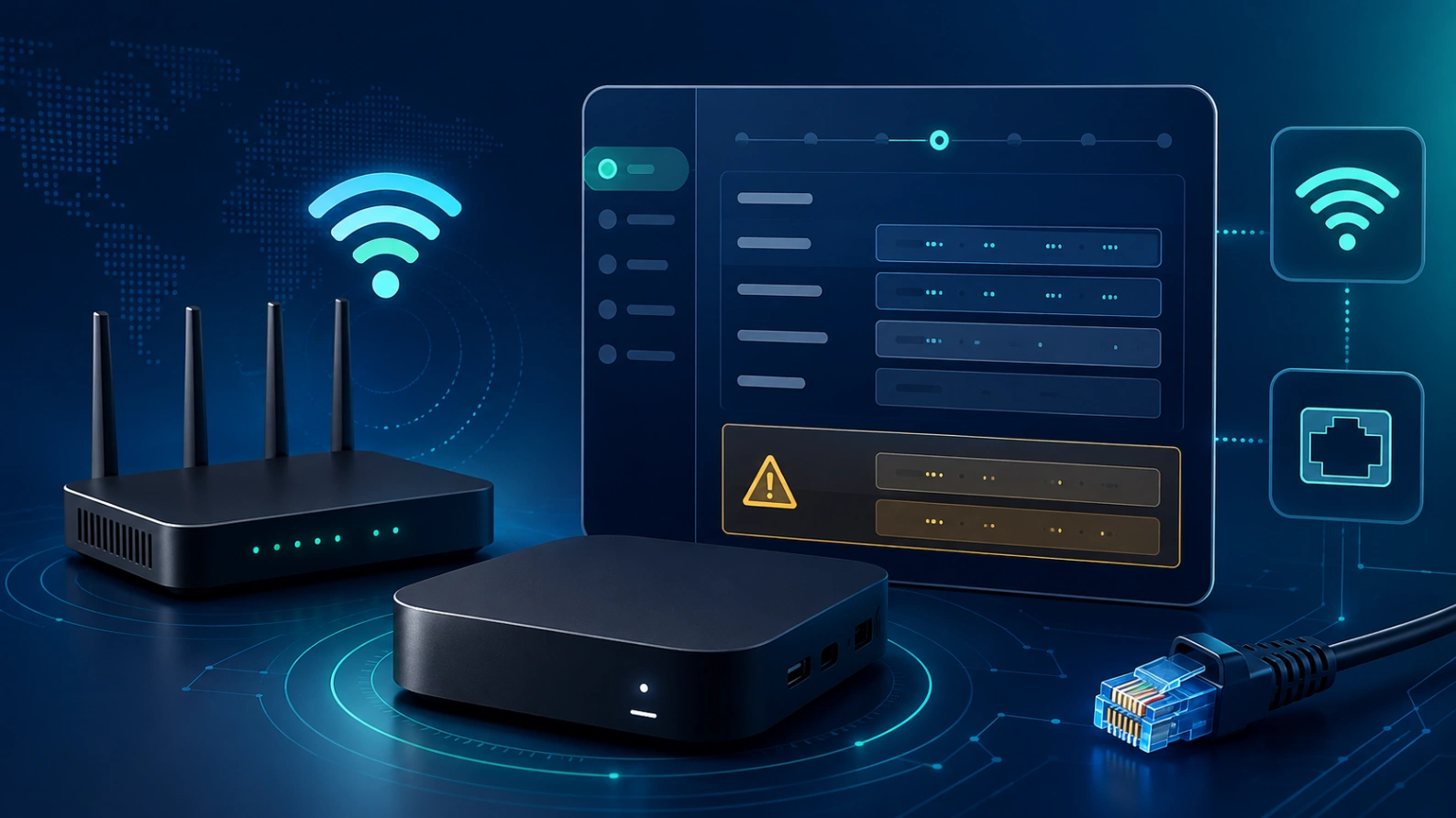 Adresse IP statique incorrecte qui empêche Atlas Pro ONTV de charger