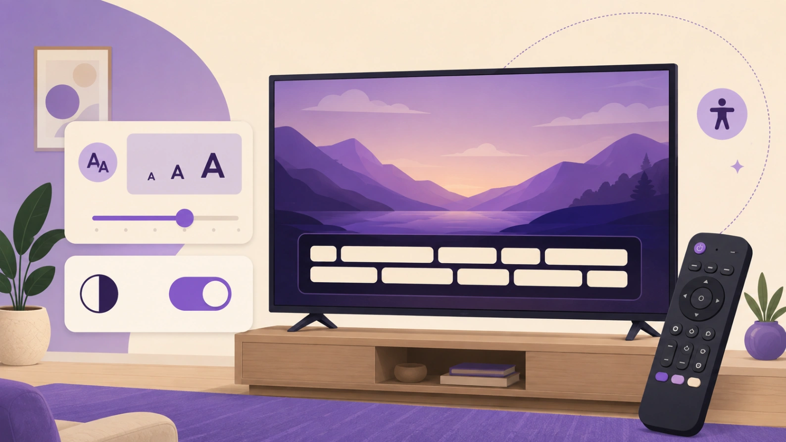Sous-titres Atlas Pro ONTV trop grands ou illisibles sur une télévision